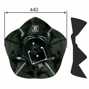 Vaderstad Talerz brony talerzowej falisty Cross Cutter Średnica [mm]: 440 Ilość otworów [szt.] : 4 Grubość blachy [mm] : 5 Rozstaw otworów [mm] : 98 20008020